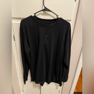 Halo HCS Trophy Black on Black Long Sleeve Tee